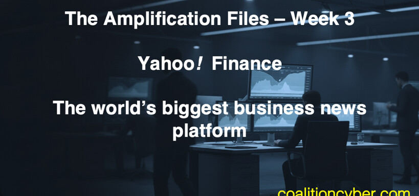 The Amplification Files - Week 3: The Worlds Biggest Business News Platform